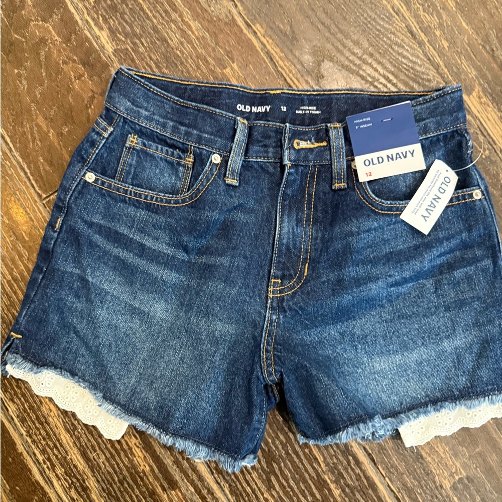 Old Navy Blue Denim Girl Shorts